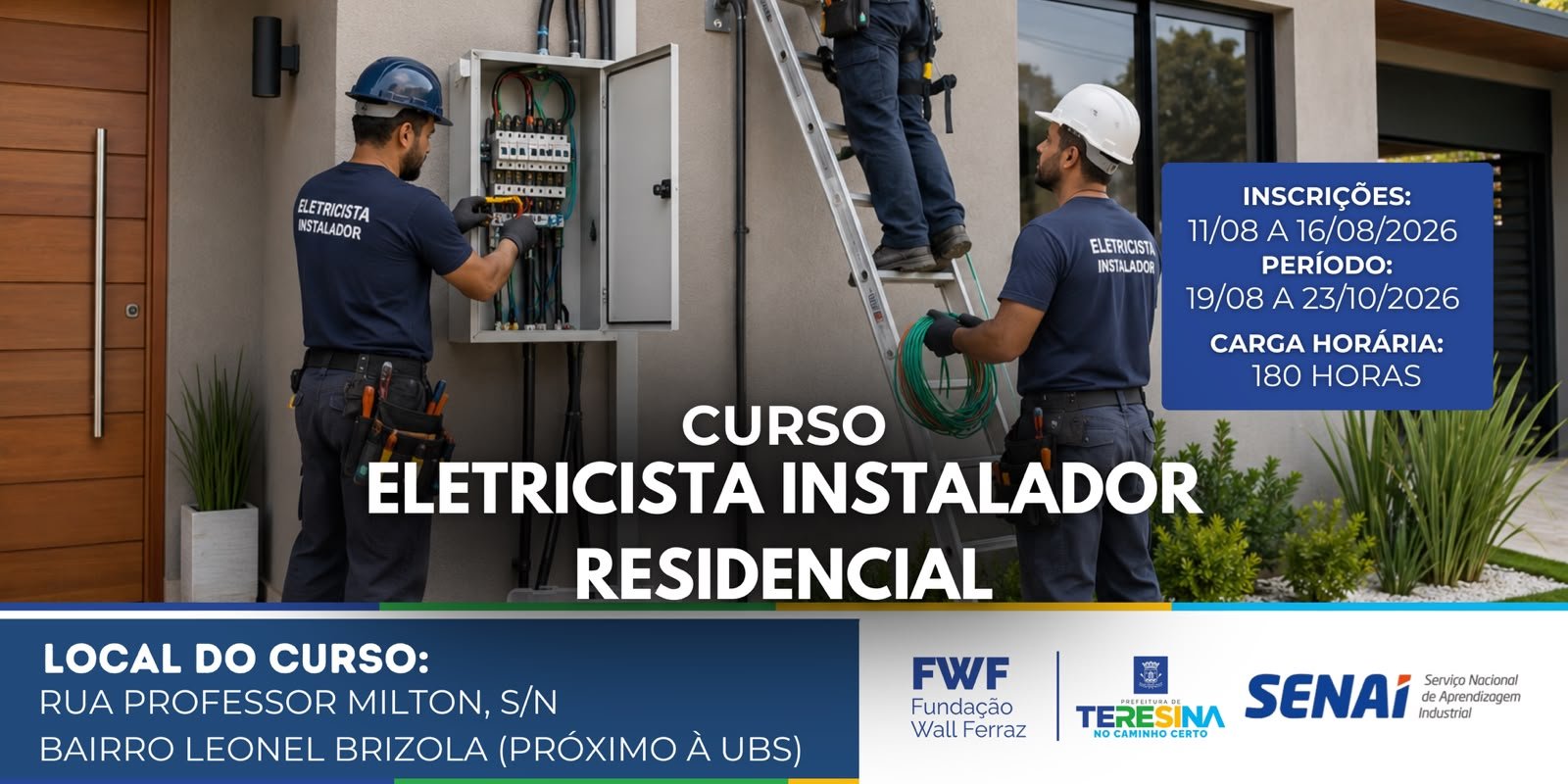 Eletricista Instalador Residencial - Manhã